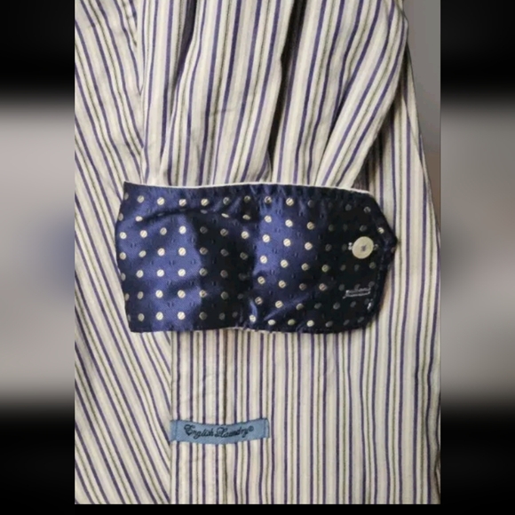Mens English Laundry Button Down Shirt Size 17 1/2 34/35 Chest 50" - Picture 4 of 7